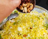 A picture of step 6 of Lemon Rice. (Chitranna).