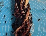 A picture of step 6 of Chocolate Babka bread (vegan).