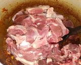 A picture of step 6 of Odia style mutton curry.