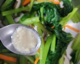鹽麴拌鮮菇油菜的食譜步驟3照片
