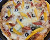 A picture of step 4 of Mango Chili Pizza.