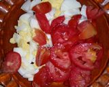 Foto del paso 3 de la receta: Ensalada de arroz con mayonesa, huevos y tomates.!!
