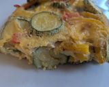 A picture of step 3 of Crustless roasted vegetable quiche.