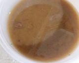 A picture of step 4 of Sweet potato bake on tawa and imli ki chattni.