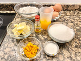“Pastel de mantequilla con jarabe de naranja”(“Butter cake with orange syrup”)