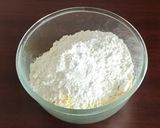 A picture of step 1 of Maize flour Uthapam.