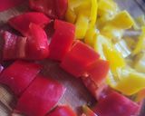 A picture of step 2 of Not-so-Secret Marinated Pork Kabobs w/Pineapple and Peppers.