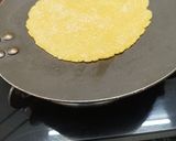 A picture of step 3 of Jackfruit Flour Roti.
