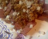 A picture of step 6 of Kinda like nachos low carb.