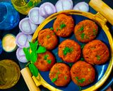 A picture of step 10 of Jackfruit Kebab.