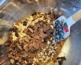 A picture of step 5 of Cowboy Cookies (gluten free / vegan).