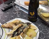 Une image de l'étape 4 de Bacalho (morue) cuite à l’eau.