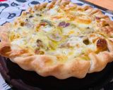 Foto del paso 4 de la receta: Tarta de verdeo y champiñones