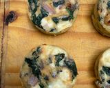 Foto del paso 3 de la receta: Muffins de espinaca, pollo y queso