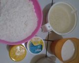 Foto langkah ke 1 dari resep Bolu kukus mawar.