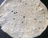 A picture of step 2 of Masala papad.