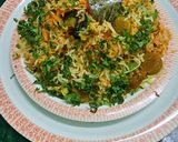 A picture of step 14 of Vegetable biryani.
