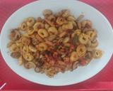 Foto del paso 2 de la receta: Tortellinis de Carne con pollo, Pimientos y Champiñones