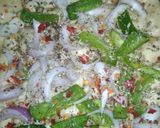 A picture of step 7 of Italian pizza bread.