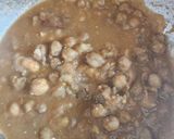 A picture of step 5 of Chole masala.