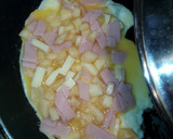 Foto del paso 4 de la receta: Tortilla con manzana, queso y pavo para bebés y niños (+9M)🎈🍴