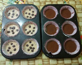 Foto del paso 7 de la receta: Muffins Vainilla con chips de chocolate y Muffins de chocolate