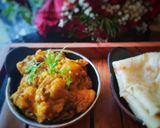 A picture of step 4 of Cauliflower and potato sabzi.