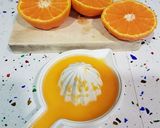 Foto del paso 2 de la receta Panna cotta de mandarina y galletas!