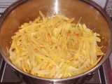 Olluquito con pollo