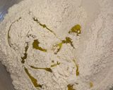 A picture of step 1 of Focaccia Bread.