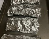 Foto langkah ke 4 dari resep Baked Salmon Foil dengan sayuran.