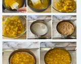 A picture of step 5 of Coconut and Mango Breeze Cake.