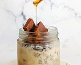 A picture of step 11 of Coffee cake mousse with yakult and honey glaze.