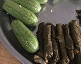 A picture of step 4 of Stuffed Grape Leaves with Lamb Chops.