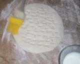 A picture of step 6 of Tiloon wala naan (saseme flat bread).