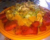 Foto del paso 1 de la receta Ensalada de Verano con Sandía 🍉 y naranja🍊!