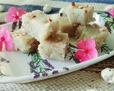 A picture of step 8 of Makhana Nariyal Vrat ki Burfi.