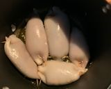 Une image de l'étape 3 de Encornets farcies avec pommes de terre.