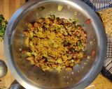 A picture of step 9 of Crispy macaroni bhel.