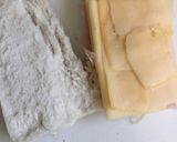Foto del paso 2 de la receta: Baguette Tostado de Jamón y Queso