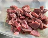 Une image de l'étape 3 de Veau mariné sauce BBQ à l’ail et oignon rouge.