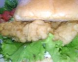 A picture of step 7 of Zinger burger's.