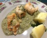 Foto del paso 6 de la receta: Lenguado enrollados y crema verde