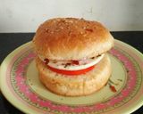 A picture of step 5 of Sunny sideup egg burger.