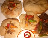 A picture of step 4 of Gurasa (Chapati.