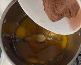 A picture of step 1 of Chocolate Cake with Sweetened Condensed Milk Cream and Strawberries.