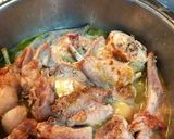 A picture of step 3 of Grandma Pierina's Rabbit in Bell Pepper Sauce.