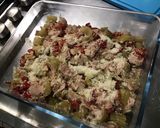 A picture of step 17 of Celery Gratin with Ham, Red Peppers, and Parmesan.