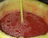 A picture of step 1 of Watermelon juice.