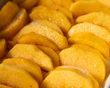 A picture of step 3 of Peach Cobbler.
